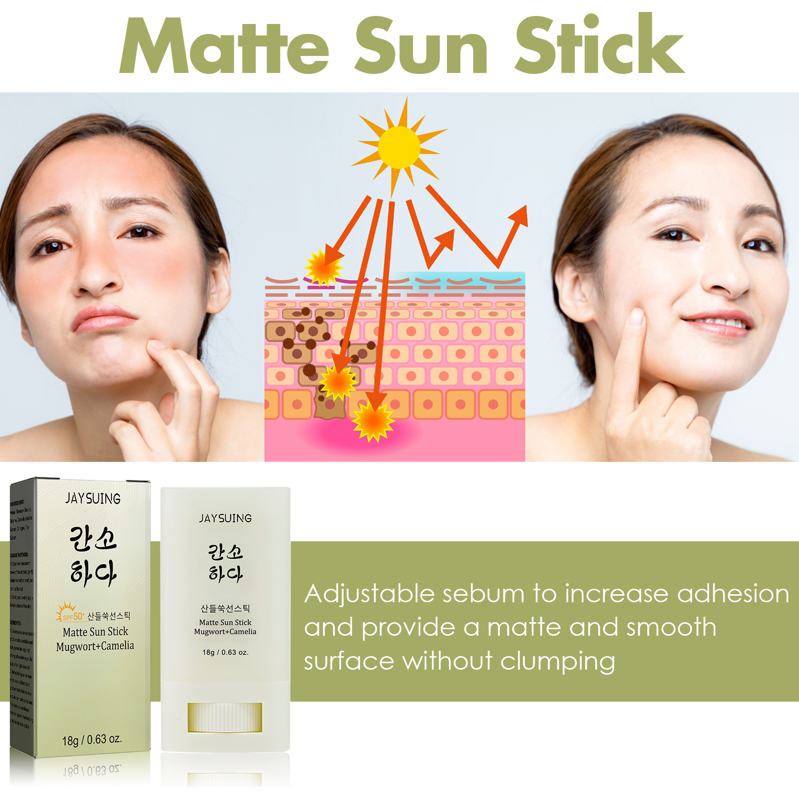 JAYSUING Sunscreen stick Body  - Sunstick Korean Spf avis et prix