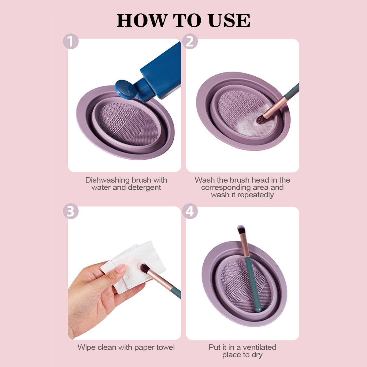 Silicone Makeup Brush Cleaning - Korean Lifestyle avis et prix