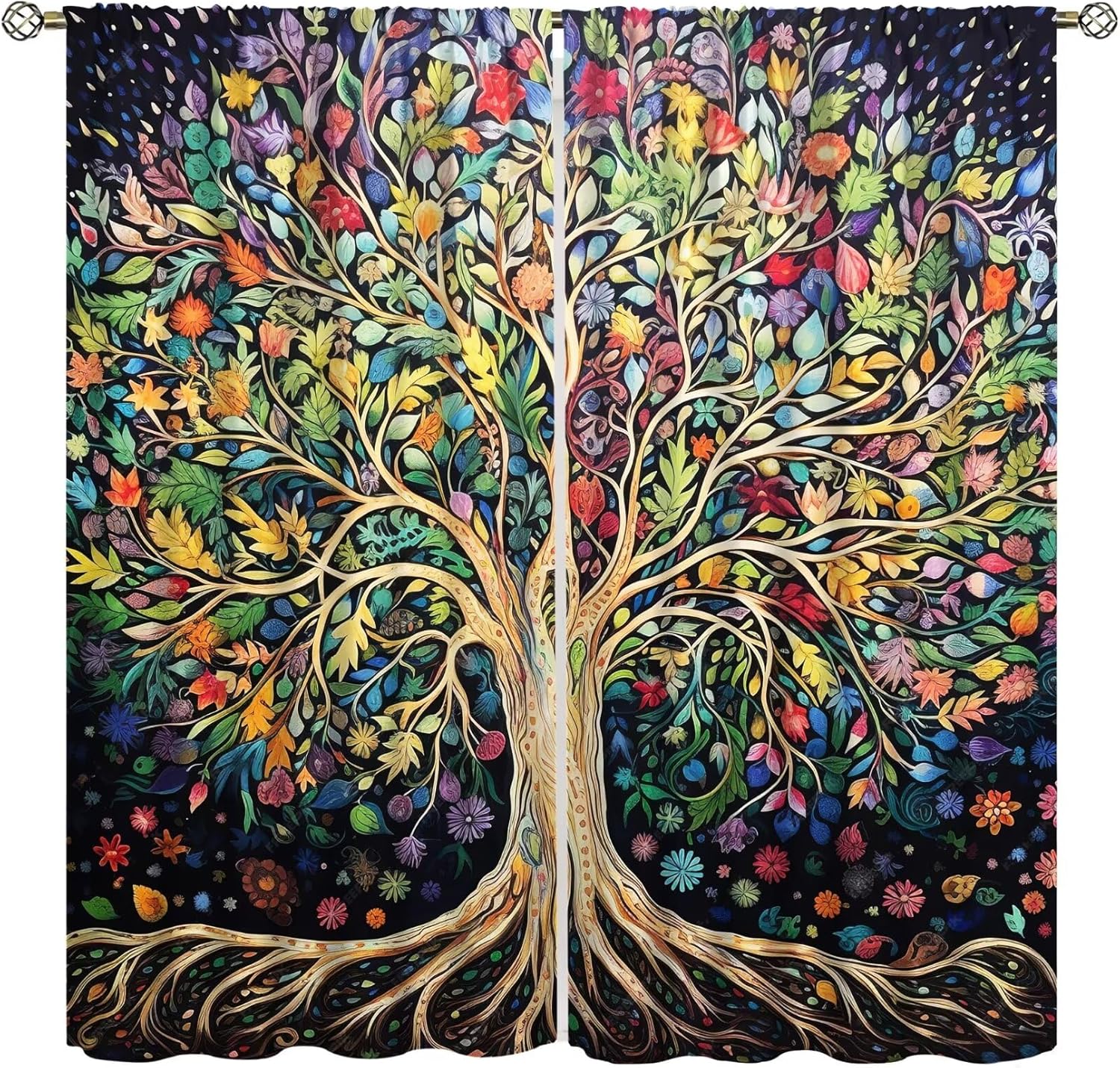 Tree of Life Curtains, Fantasy - Modern Korean Lifestyle avis et prix