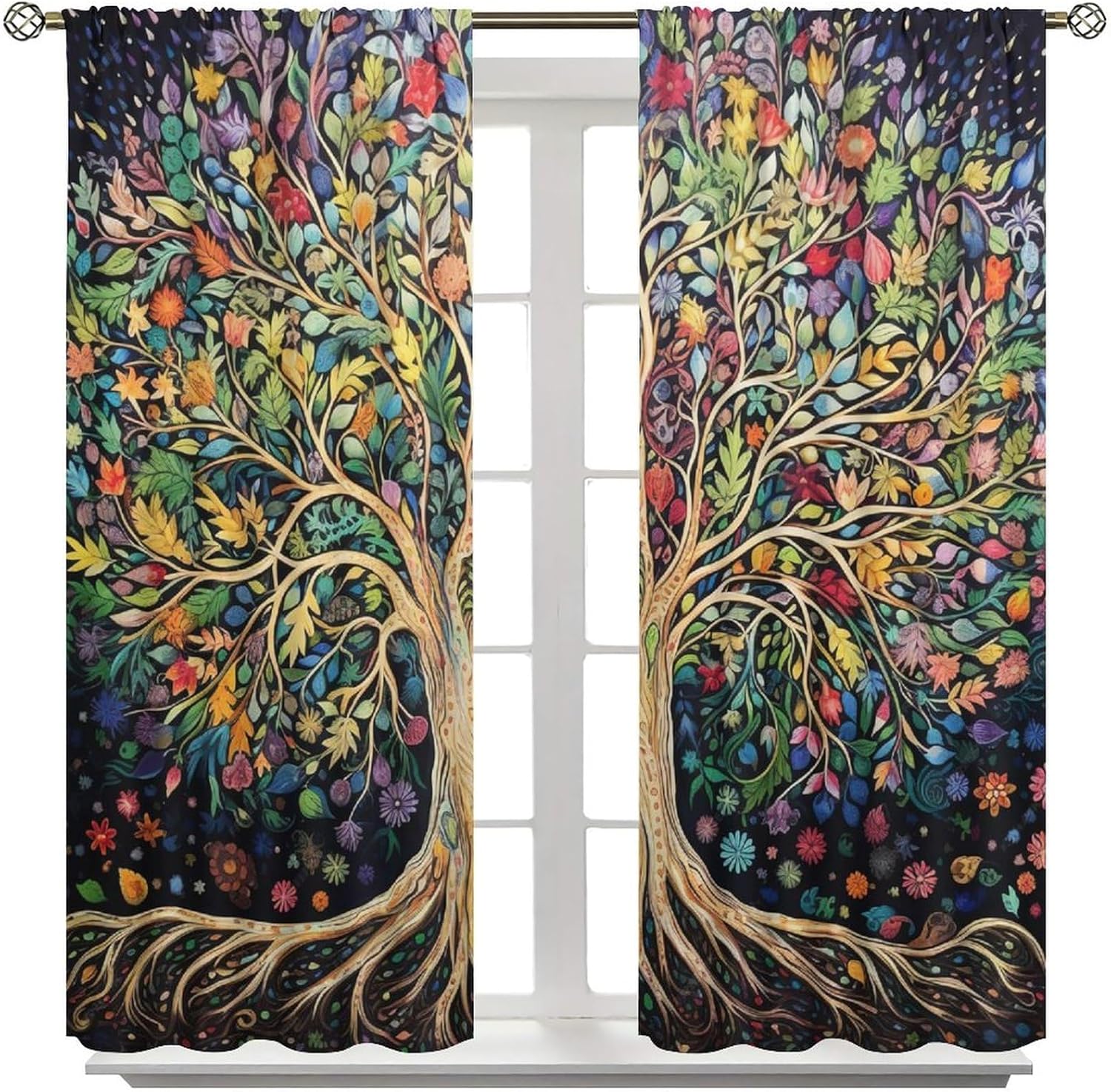 Tree of Life Curtains, Fantasy - Modern Korean Lifestyle avis et prix