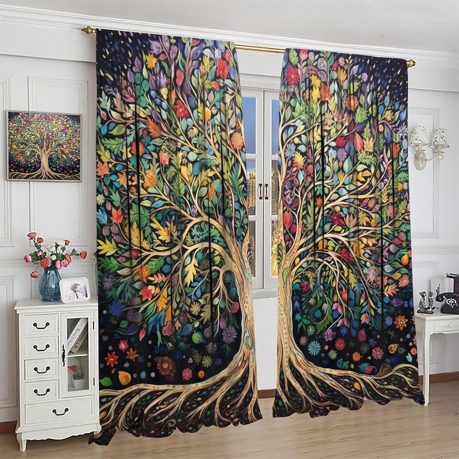 Tree of Life Curtains, Fantasy - Modern Korean Lifestyle avis et prix