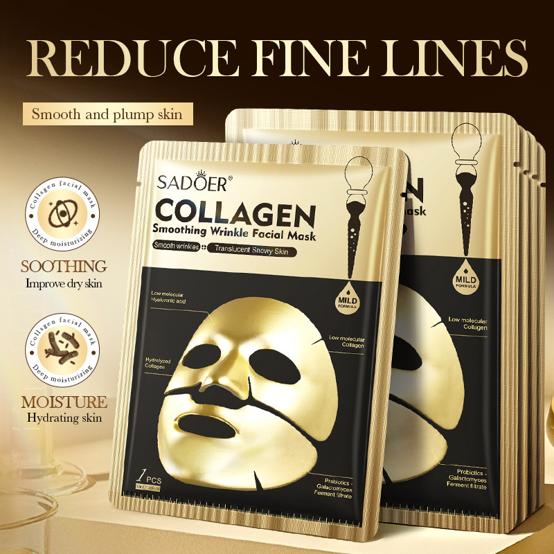 SADOER Golden Collagen Facial  - Sheet Mask Collagen avis et prix