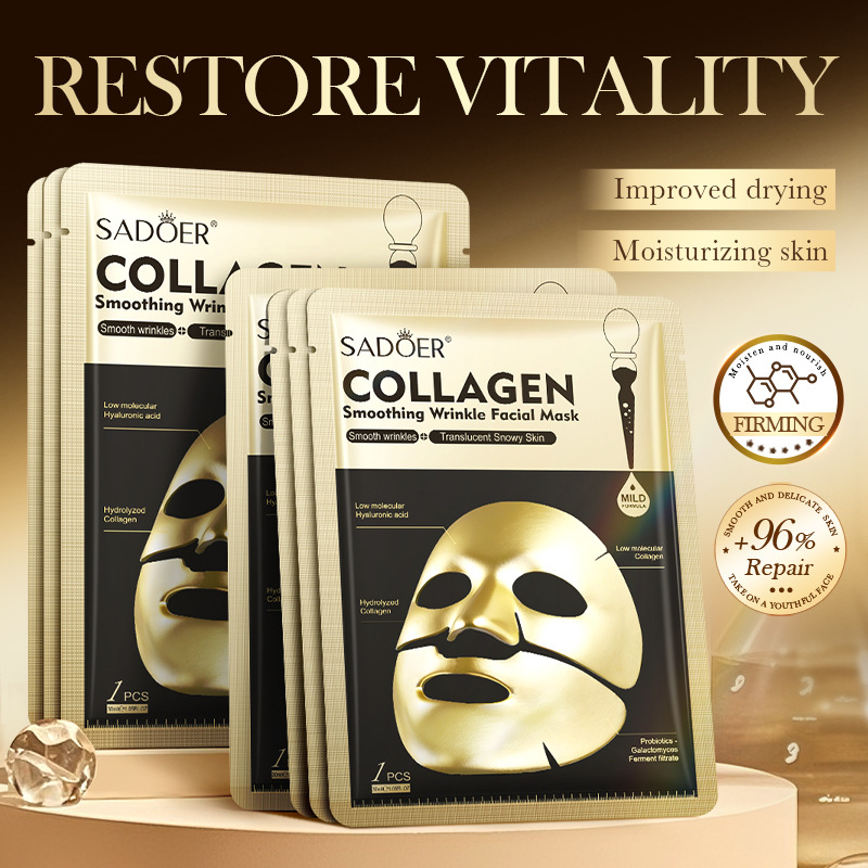 SADOER Golden Collagen Facial  - Sheet Mask Collagen avis et prix