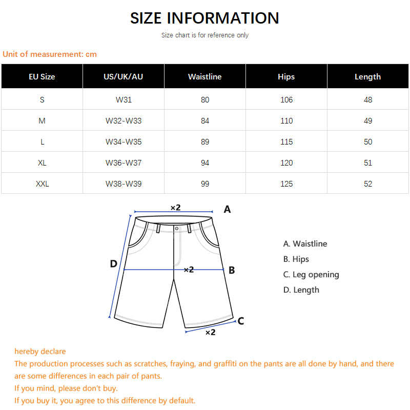 Hip-Hop Streetwear Men's Denim - Korean Lifestyle avis et prix