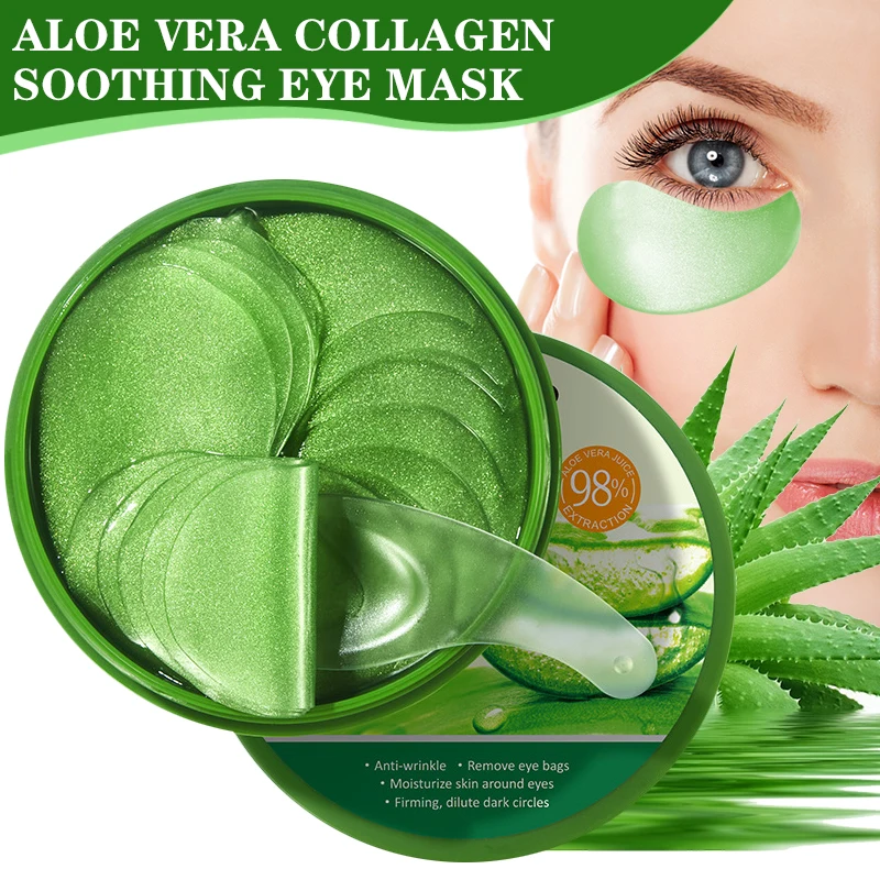 60pcs Aloe Vera Collagen Eye M - Sheet Mask Collagen avis et prix