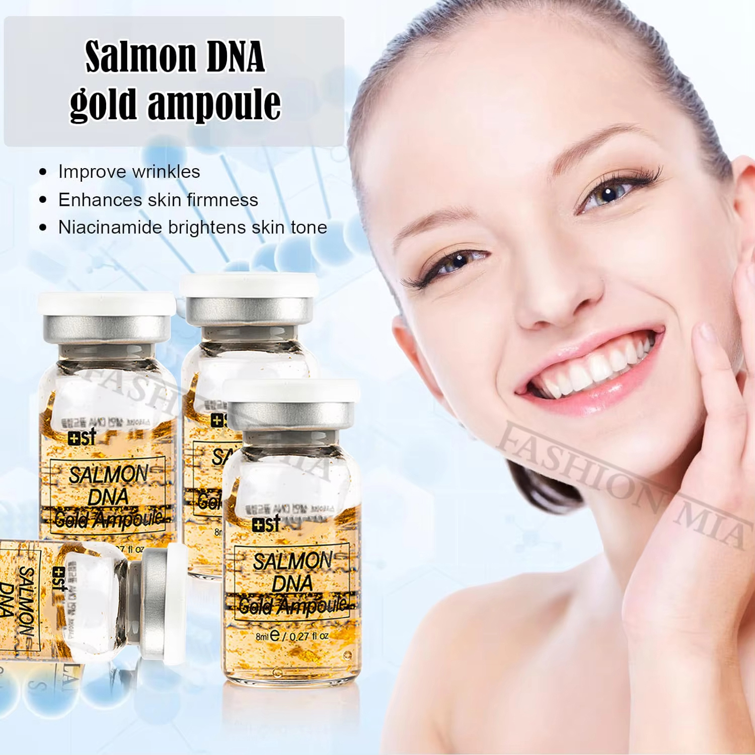 Korea 8ml Salmon DNA Glow Ampo - Korean Skincare Routine avis et prix