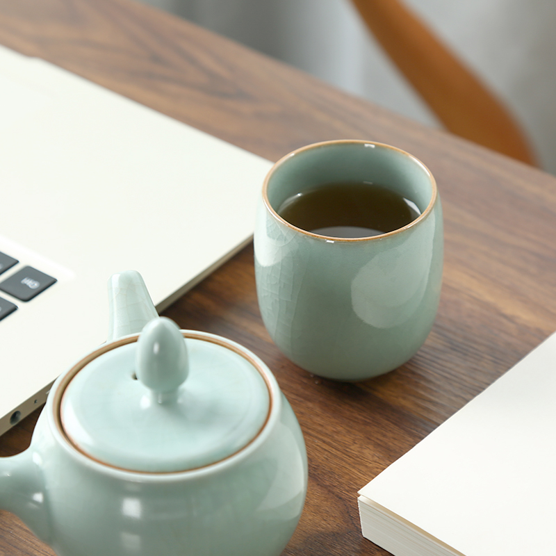 CHANSHOVA-Porcelain Tea Cup Se - Celadon Ceramic Cup avis et prix
