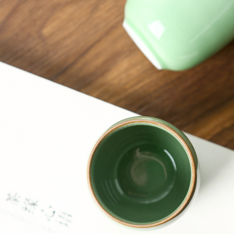 CHANSHOVA-Porcelain Tea Cup Se - Celadon Ceramic Cup avis et prix