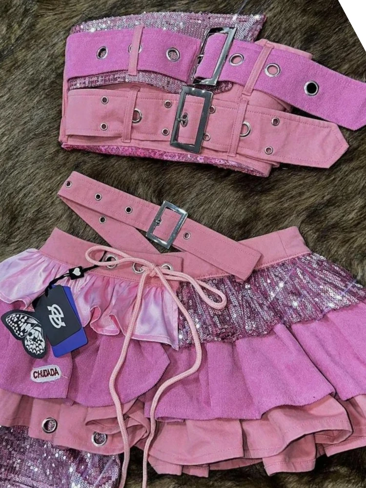 Punk Style Woman 2 Piece Sets  - Korean Lifestyle avis et prix