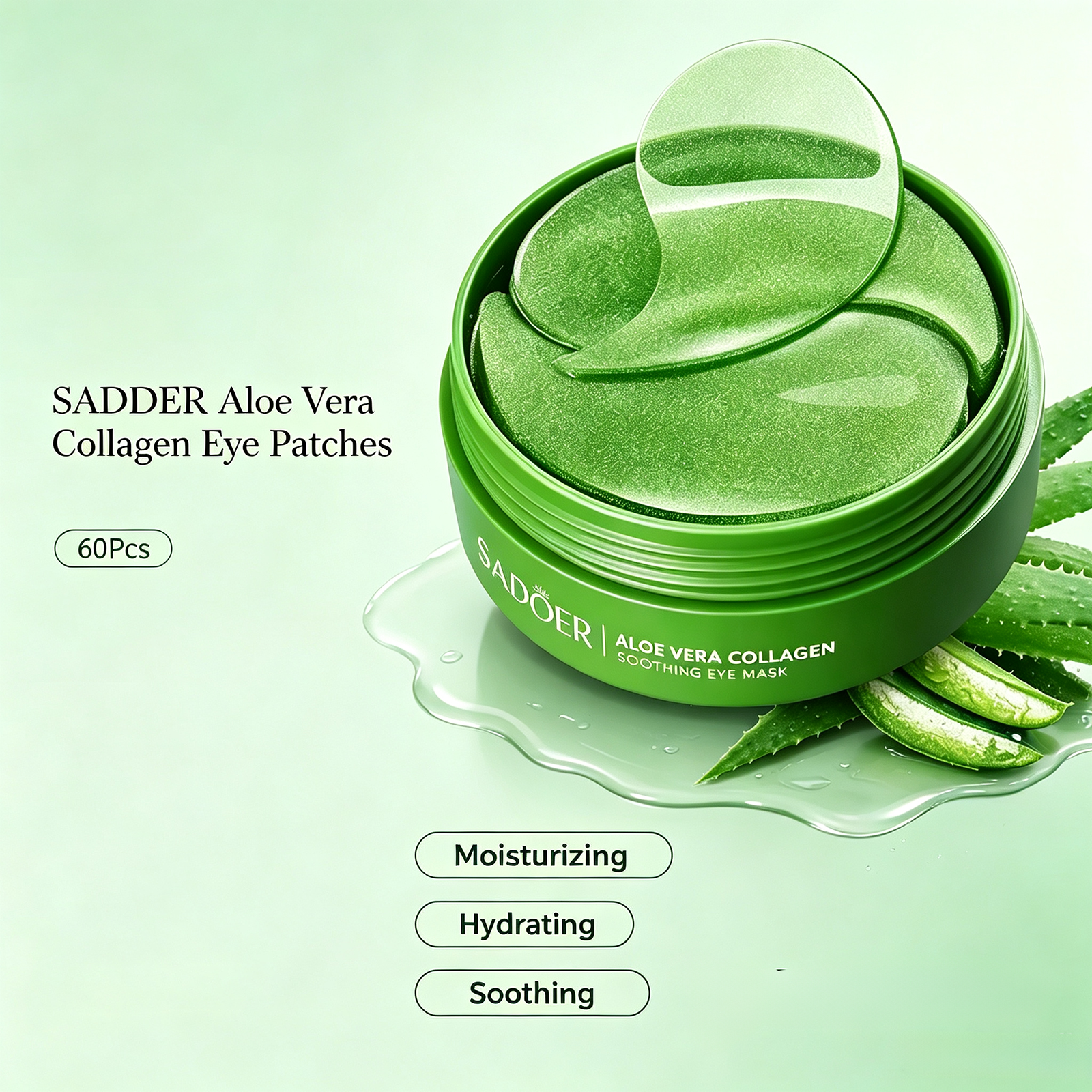 SAODER 60Pcs Aloe Vera Collage - Sheet Mask Collagen avis et prix