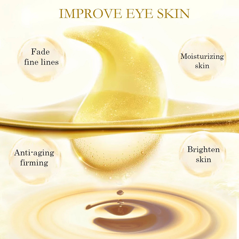 5/10/20/30 Pairs Crystal Gold  - Sheet Mask Collagen avis et prix