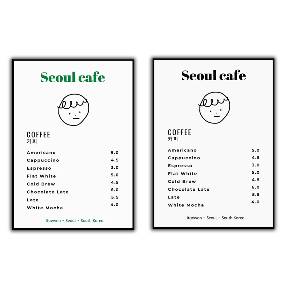 Seoul Cafe Print Wall Art Prin - Korean Lifestyle Aesthetic avis et prix