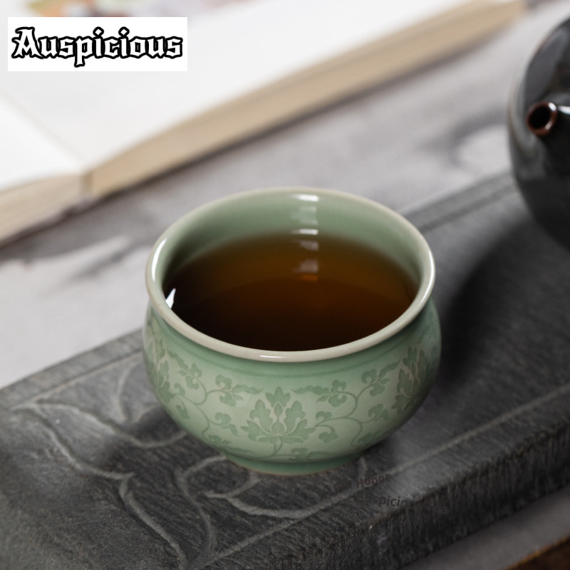 108ml Handmade Twining Lotus C - Celadon Ceramic Cup avis et prix