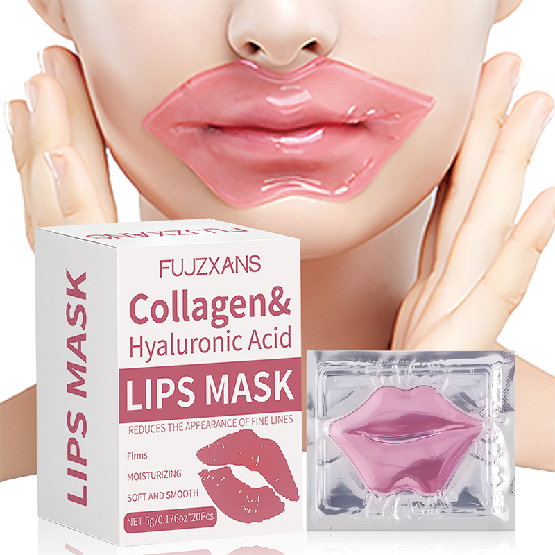 20Pcs/Box Pink Lips Masks Shee - Sheet Mask Collagen avis et prix