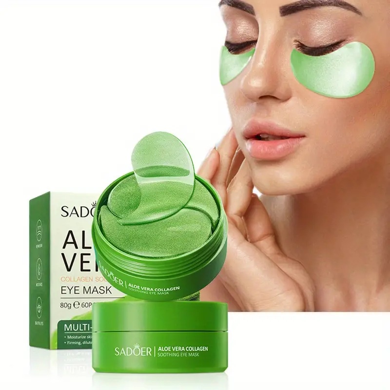 60 Pieces of Aloe Vera Collage - Sheet Mask Collagen avis et prix