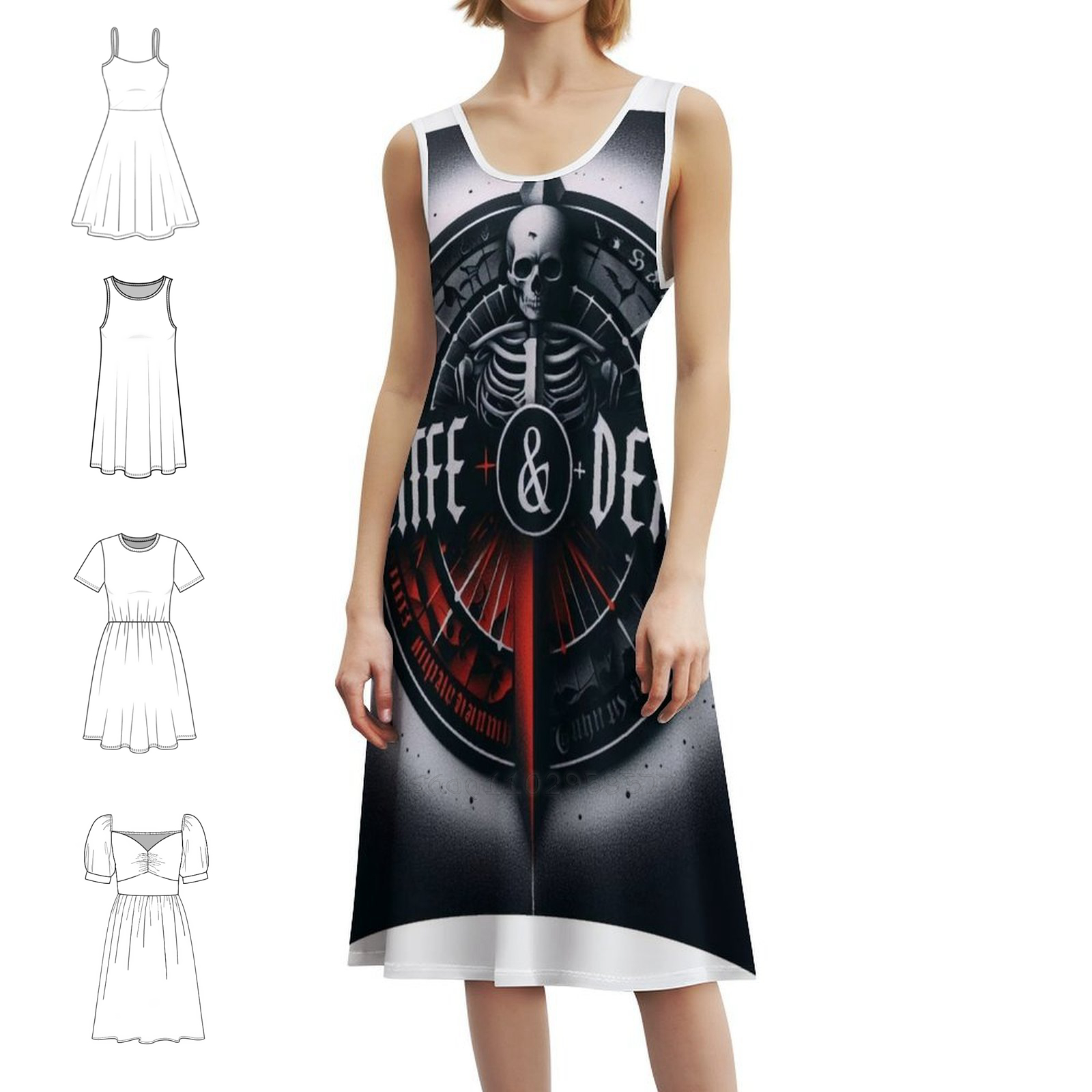 Death Korean Style Casual Dres - Korean Lifestyle avis et prix