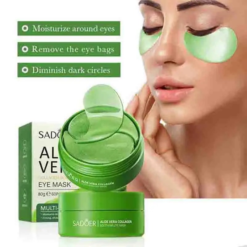 60pcs Aloe Vera Collagen Eye M - Sheet Mask Collagen avis et prix