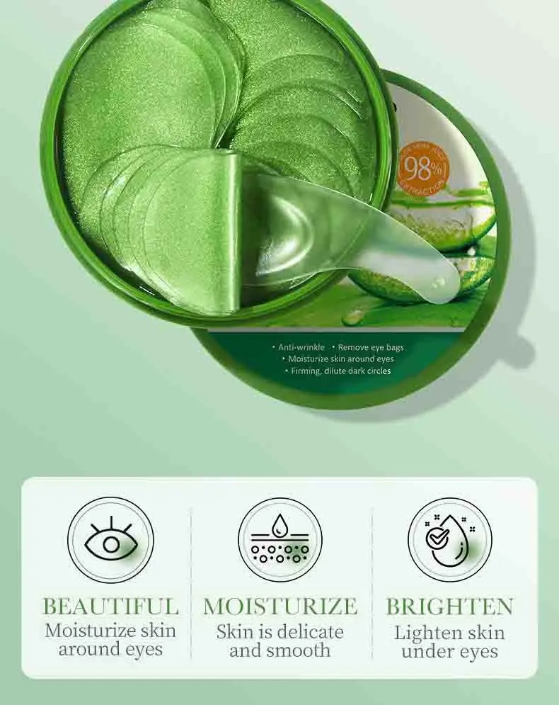 60pcs Aloe Vera Collagen Eye M - Sheet Mask Collagen avis et prix