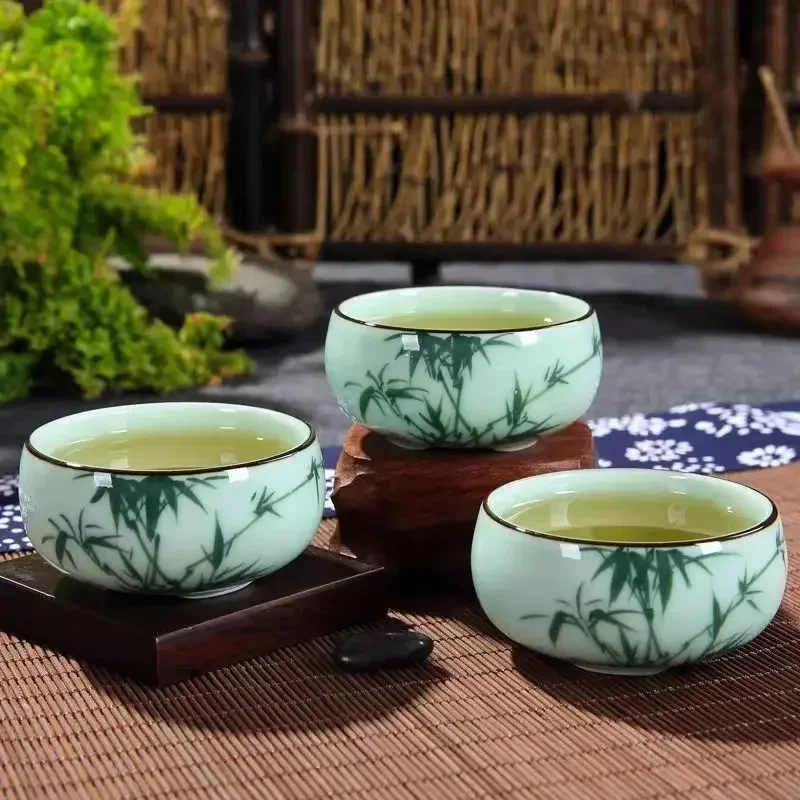 Tea Cup Ceramic  1PC Celadon H - Celadon Ceramic Cup avis et prix