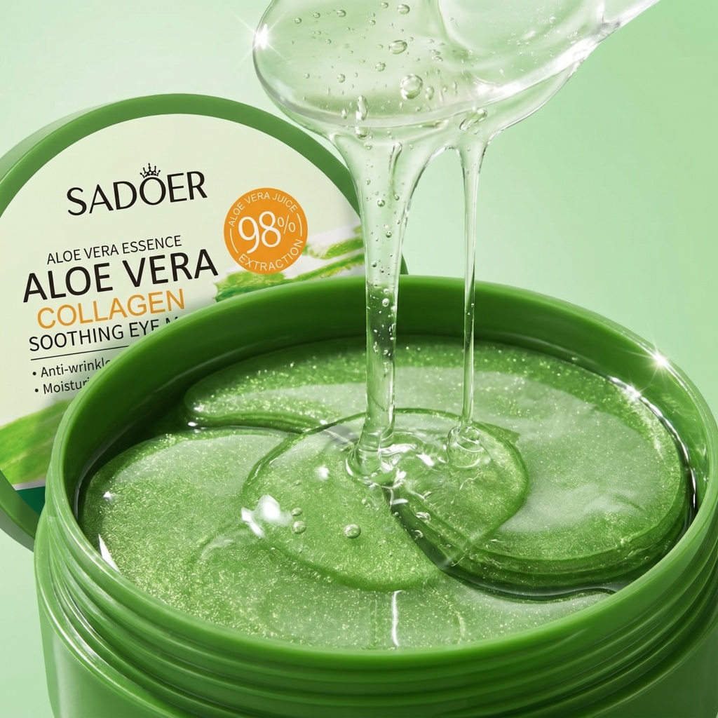 60pcs Aloe Vera Collagen Eye M - Sheet Mask Collagen avis et prix