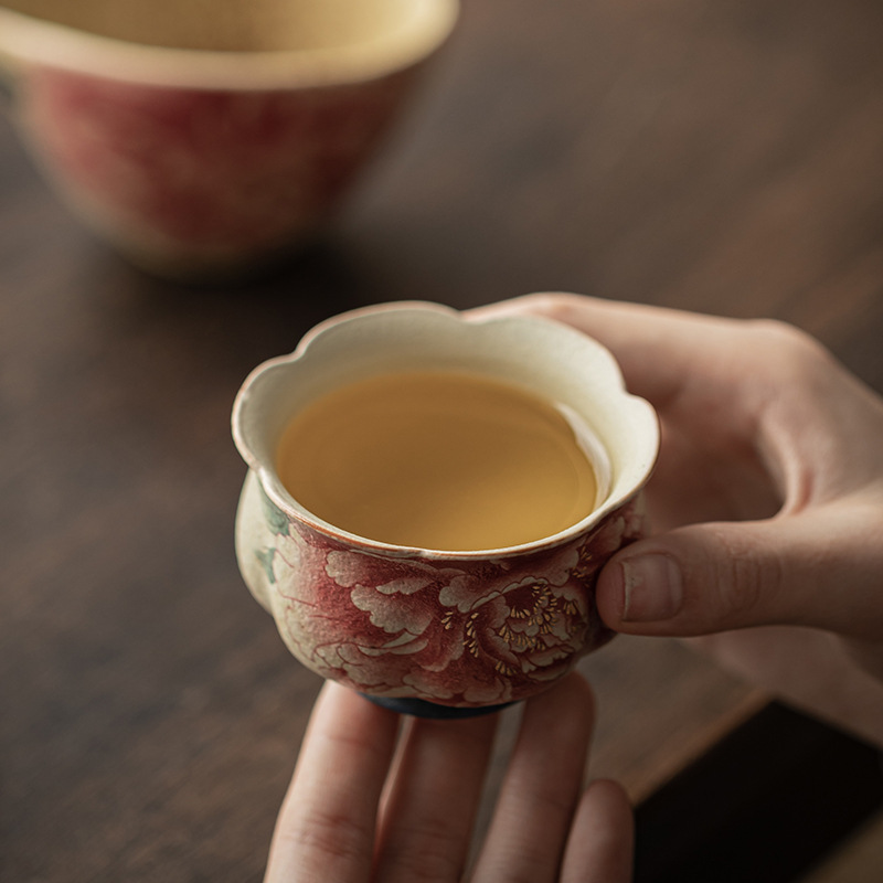 Ceramic Tea Cup Home Teacup Fl - Celadon Ceramic Cup avis et prix