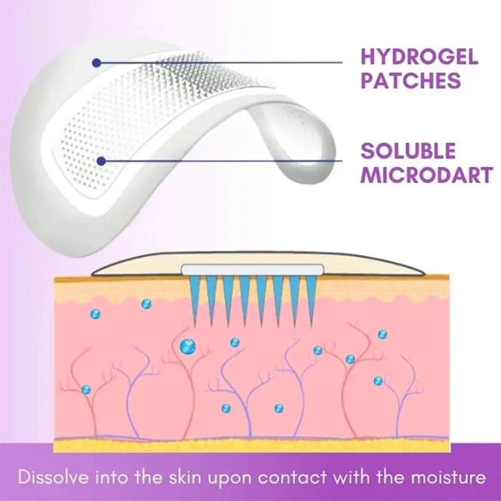 1 Pair Micro-needle Eye Patch  - Sheet Mask Collagen avis et prix