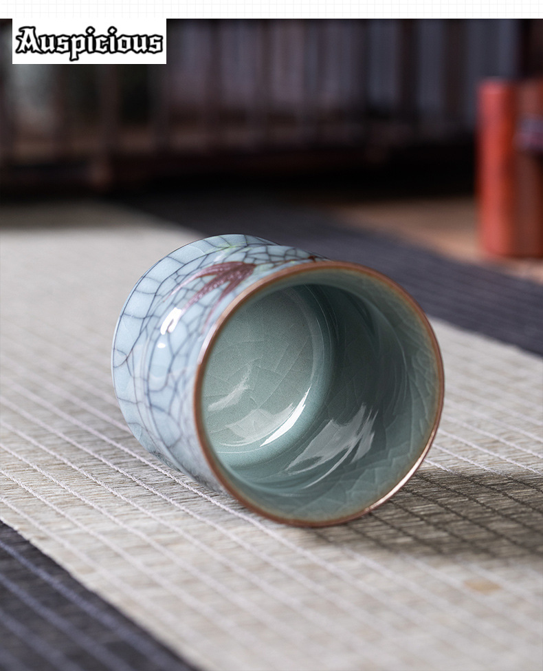 70ML Creative Bamboo Leaf Shap - Celadon Ceramic Cup avis et prix