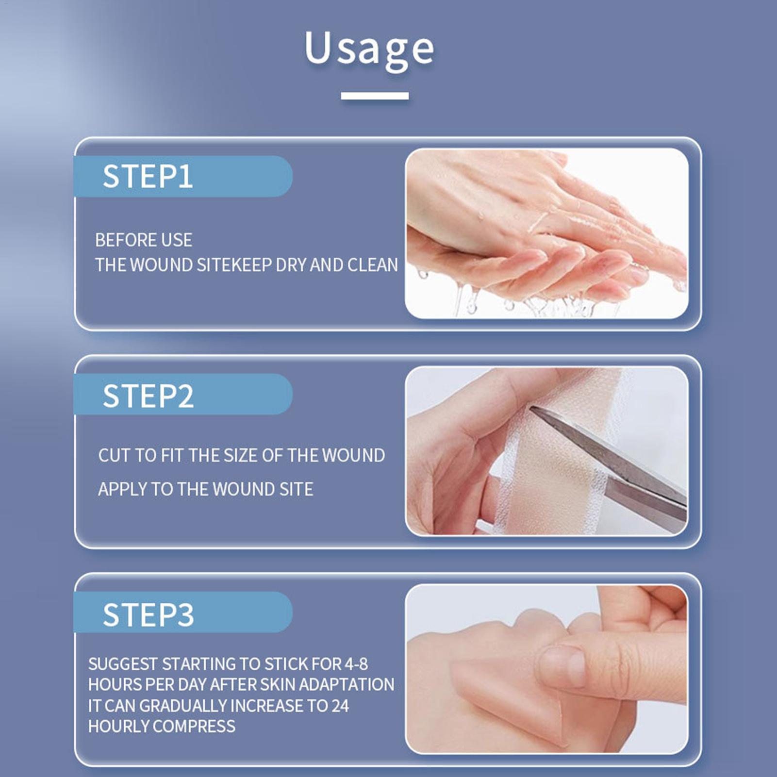 1 Roll Silicone Scar Sheets 4c - Sheet Mask Collagen avis et prix